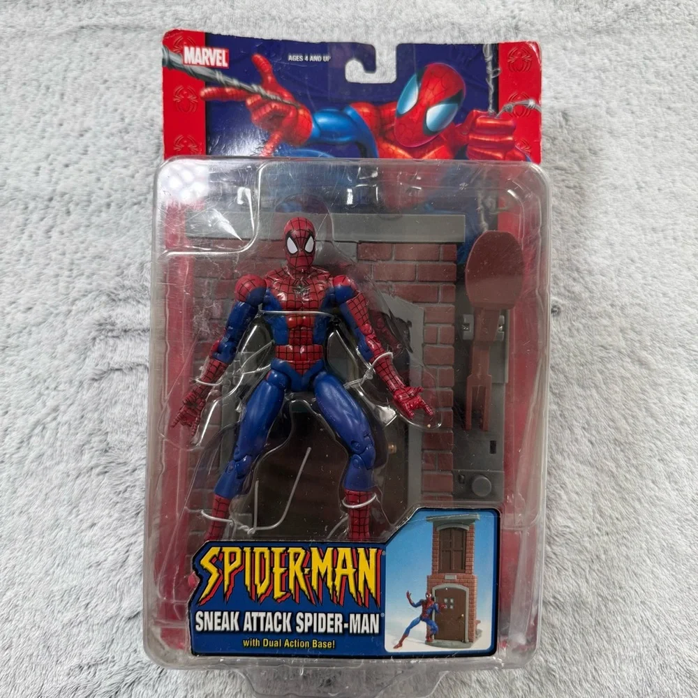ToyBiz Spider-Man Classics Sneak Attack NEW Marvel Legends with Dual Action Base